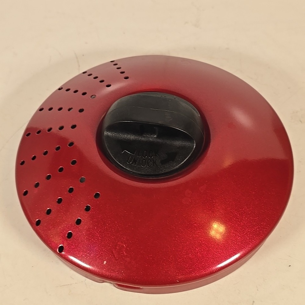 Kitchen Craft 6"‎ Locking Lid with Strainer Built In Replacement Red